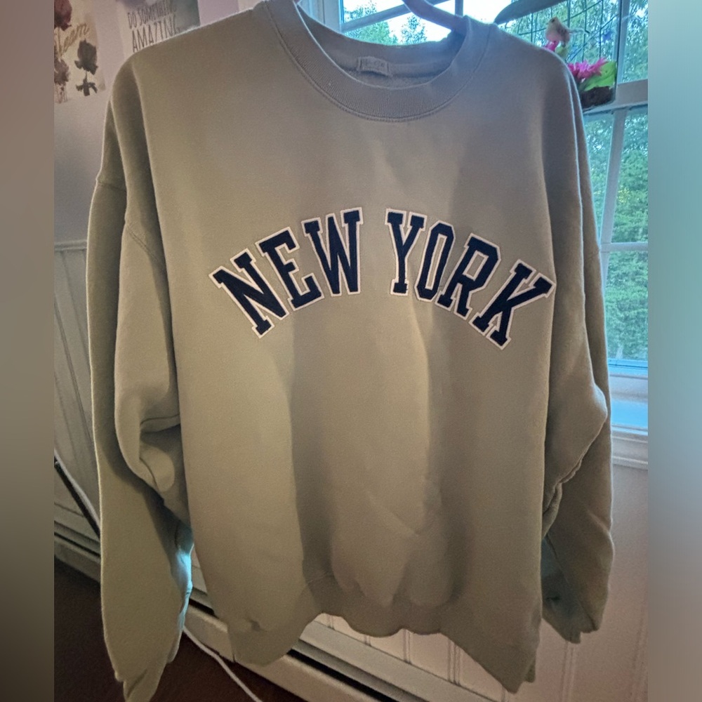 John Galt Green oversized hoodie